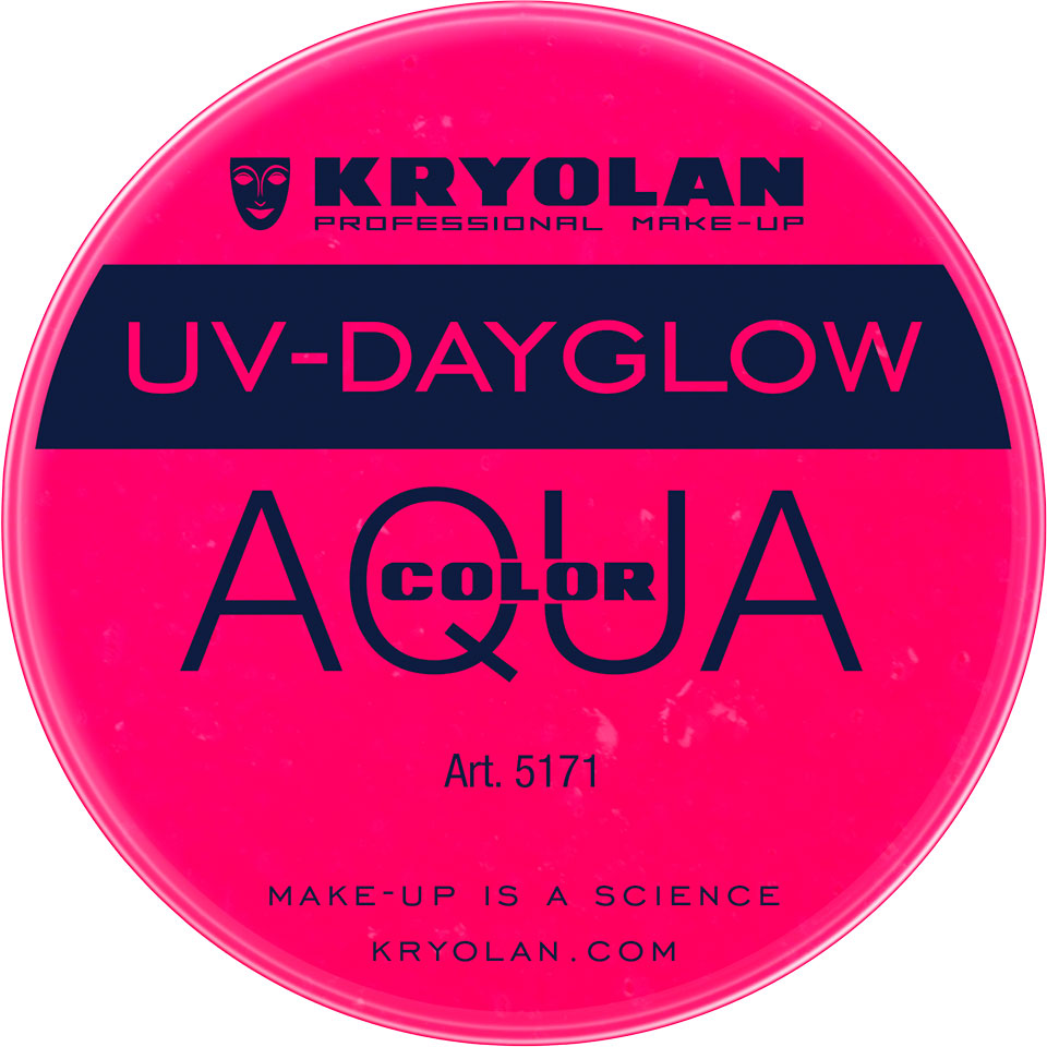 Kryolan Aquacolor UV-Dayglow Waterschmink - UV violet